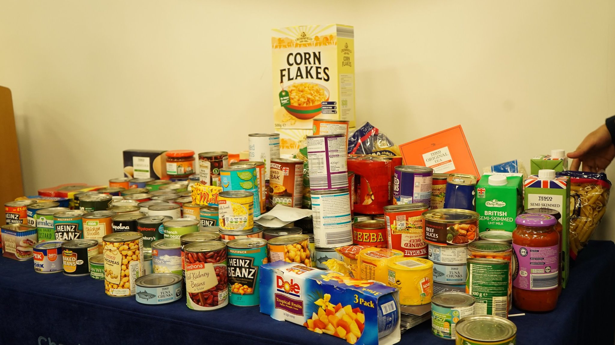 Trick or TrEat is an annual campaign that works to donate food to local food banks.